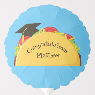 Taco Fiesta Graduation Party Balloon