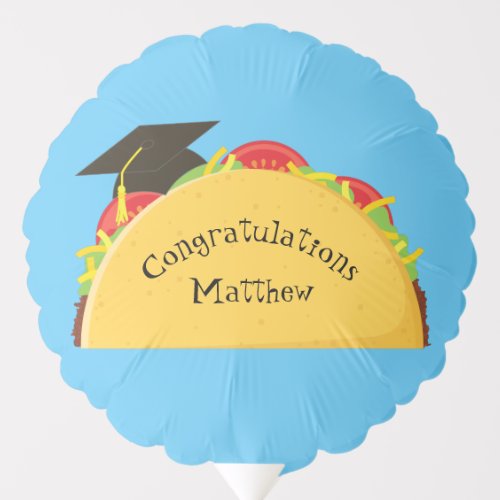 Taco Fiesta Graduation Party Mexican Balloon