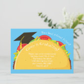 Taco Fiesta Graduation Party Mexican Invitation (Standing Front)