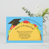 Taco Fiesta Graduation Party Mexican Invitation (Standing Front)