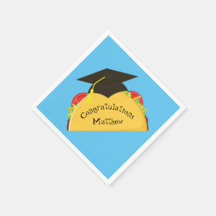 Taco Fiesta Graduation Party Mexican Napkins