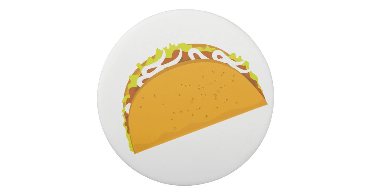 Taco Fiesta Time Eraser Zazzle