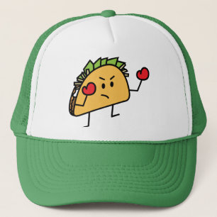 Taco Fighter Boxer tortilla shell gloves Trucker Hat
