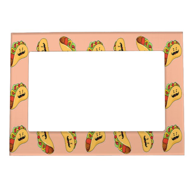 Taco food character pattern magnetic frame (Front)