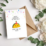 Taco Funny Birthday Card<br><div class="desc">Celebrate your husband's special day with our 'Happy Birthday to the Only Meat for My Taco' birthday card. This card is the perfect way to show him that he's the only one for you,  just like a delicious taco. The included taco design adds a personalized touch to the celebration</div>