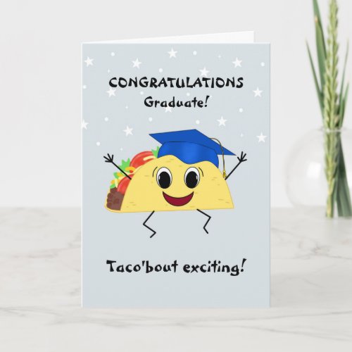 Taco Graduation Card for Anyone