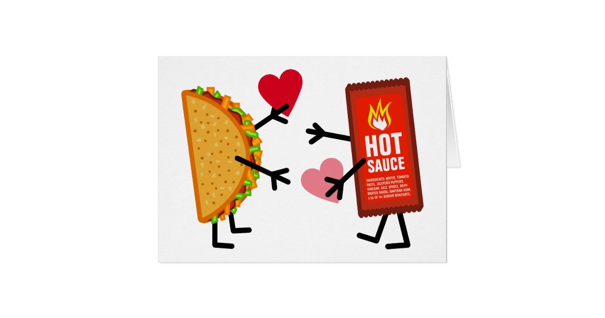 Lovely 100 Taco Valentine Card