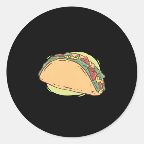 Taco LetS Give Them Something To Taco Bout Classic Round Sticker