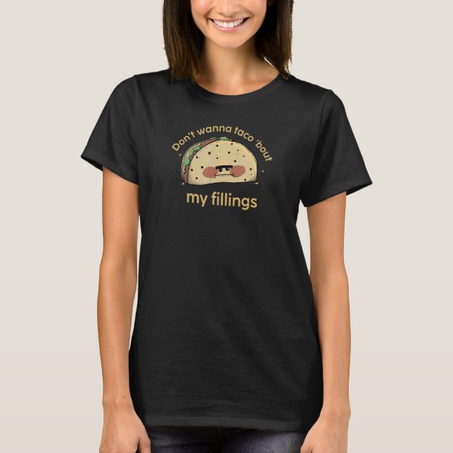 Taco love I mexican food nacho for mexico fan T-Shirt (Front)