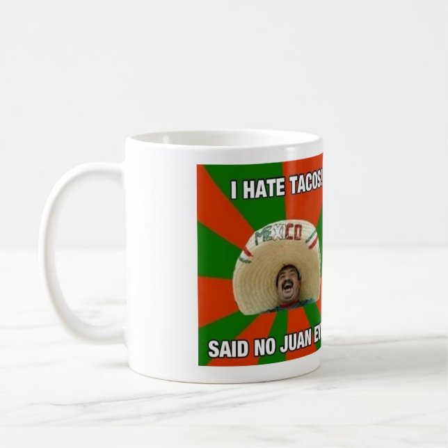 Taco lover!!! coffee mug (Left)