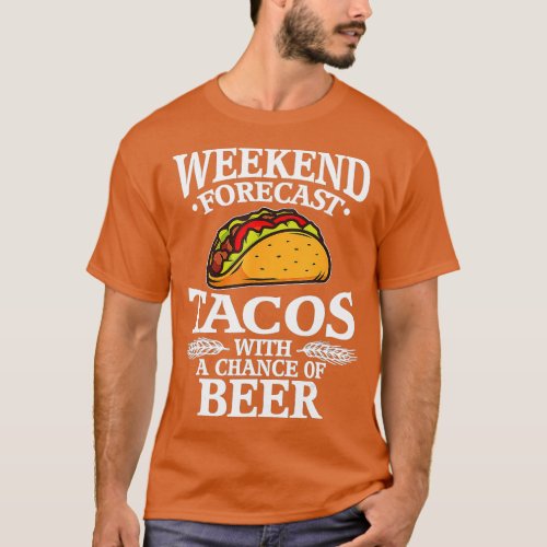 Taco Lovers Funny Cinco De Mayo Mexican Food Beer  T_Shirt