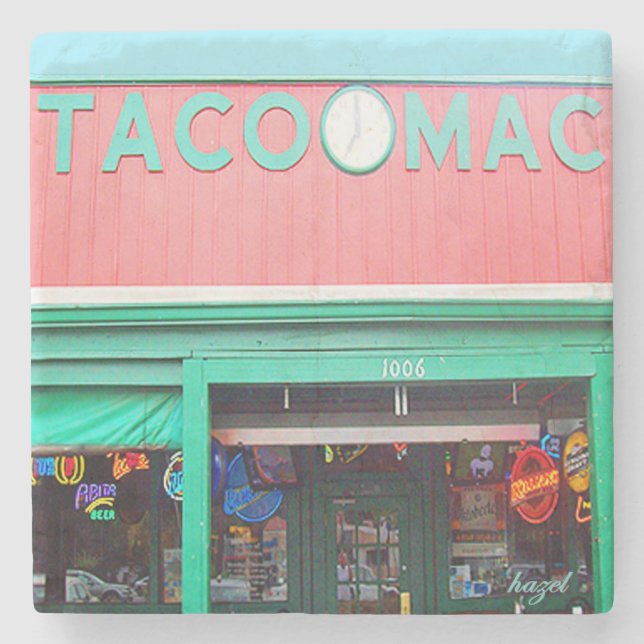 Taco Mac Atlanta, Taco Mac Stone Coaster (Front)