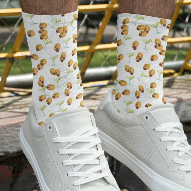 Taco Mexican Margarita  Fun Crazy Socks (Creator Uploaded)