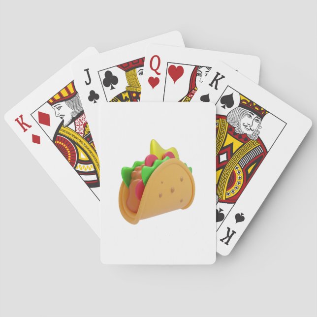 taco mexican poker cards (Back)