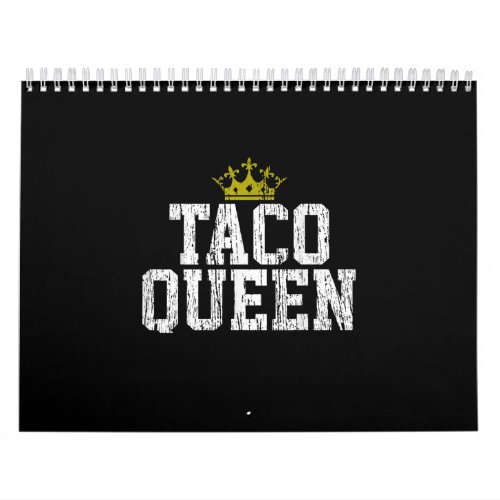 Taco Mexican Sports Gift Basketball Taco Calendar