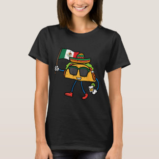 Taco Mexico Flag Cinco De Mayo Mexican T-Shirt