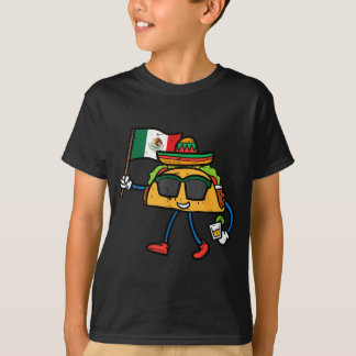 Taco Mexico Flag Cinco De Mayo Mexican T-Shirt