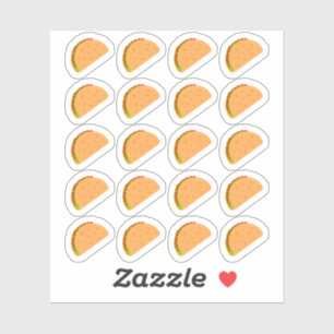 Taco Night Mexican Fast Food Menu Meal Planner Sticker