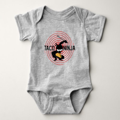 Taco Ninja Design _ Baby Jersey Bodysuit