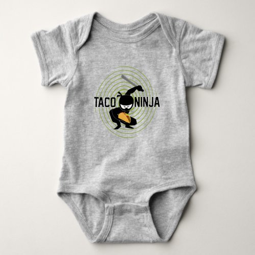 Taco Ninja Design _ Baby Jersey Bodysuit