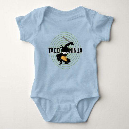 Taco Ninja Design _ Baby Jersey Bodysuit