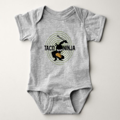 Taco Ninja Design _ Baby Jersey Bodysuit