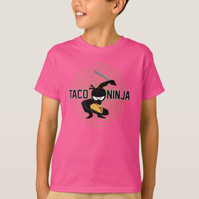 Taco Ninja Design - Kids' Basic T-Shirt (Front)