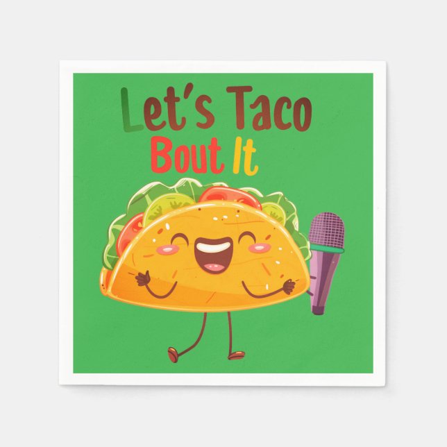 Taco Paper Napkins (Front)