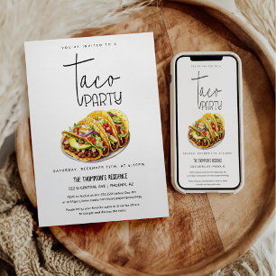 Taco Party Any Occasion Party Taco Night Party Invitation
