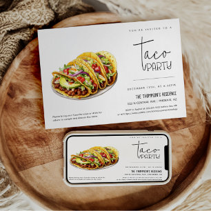 Taco Party Any Occasion Party Taco Night Party Invitation