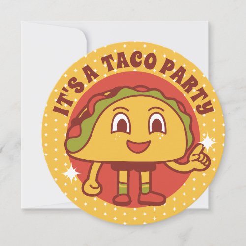 Taco Party Birthday Invitation