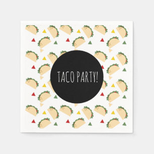 Taco Party Birthday Napkins