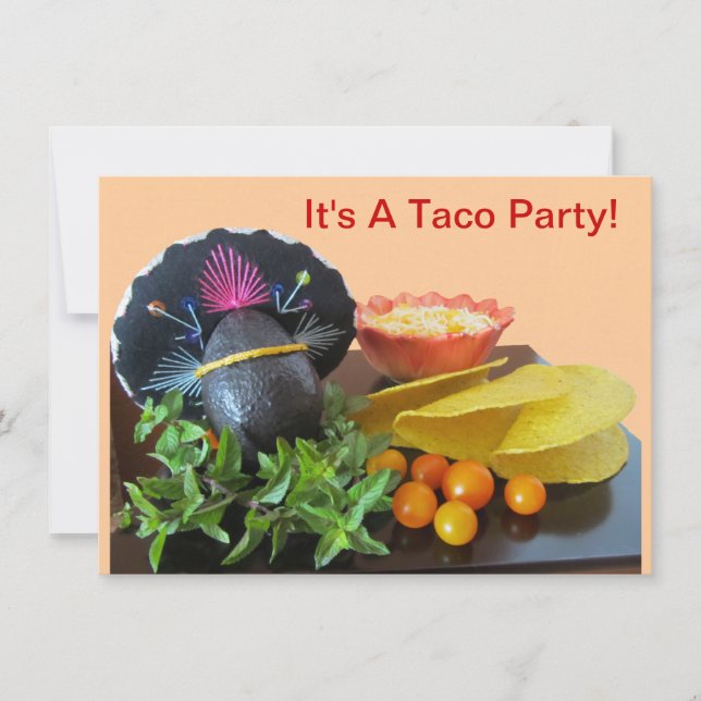 Taco Party Invitation (Front)