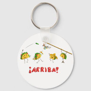 Taco Party Keychain