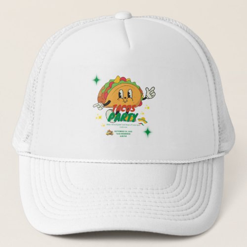 Taco Party Taco Lover Trucker Hat