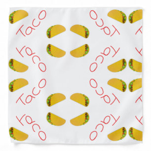 Taco pattern on bandana