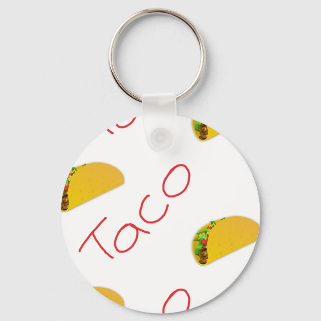 Taco pattern on keychain (Front)