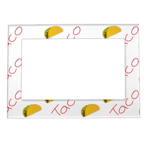 Taco pattern on magnetic frame