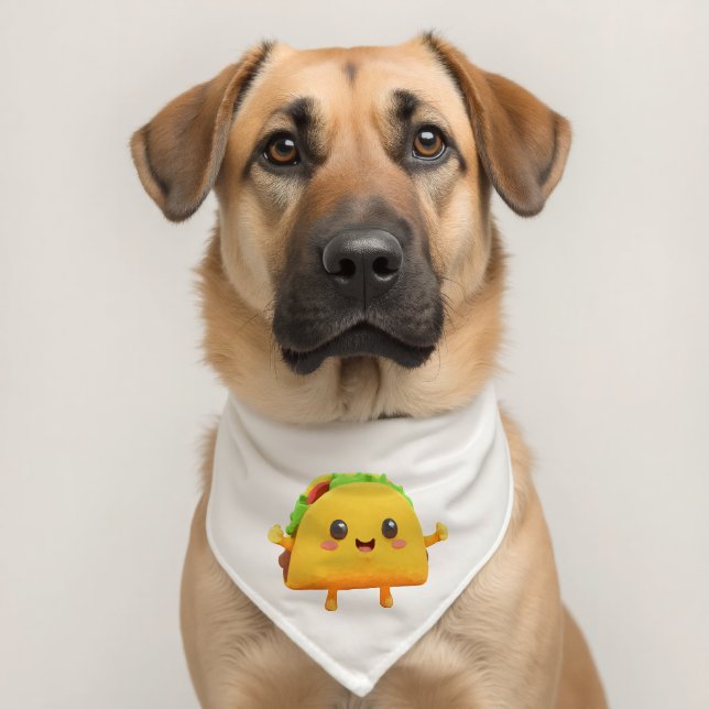 Taco Pet Bandana Collar (Dog 2)