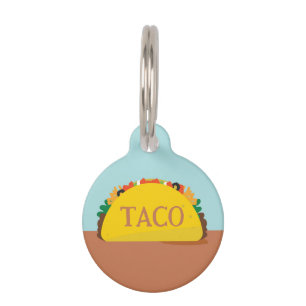 TACO PET ID TAG