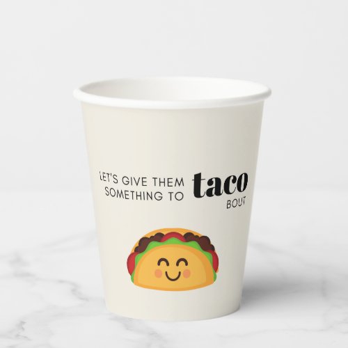Taco Pun Party Cups