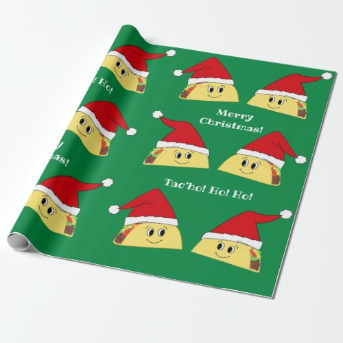 Taco Santa Christmas Wrapping Paper