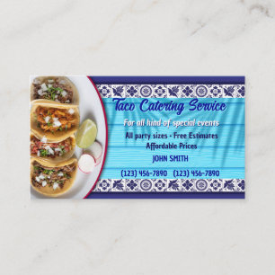 Taco Service Business Card