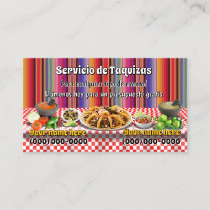 Taco Service Business Cards