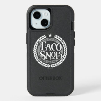 Taco Snob - funny taco lover iPhone 15 Case