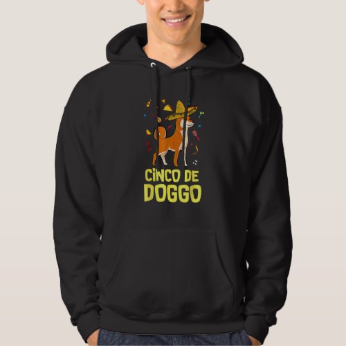 Taco Sombrero Shiba Inu Doggo Cinco De Mayo Hoodie
