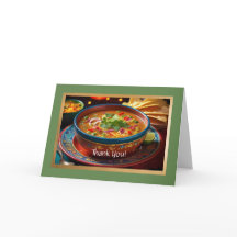 Taco Soup Folded Thank You Card