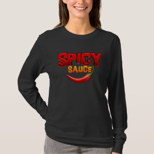 Taco Spicy Sauce Costume Diablo Fire Hot Mild Ver T-Shirt