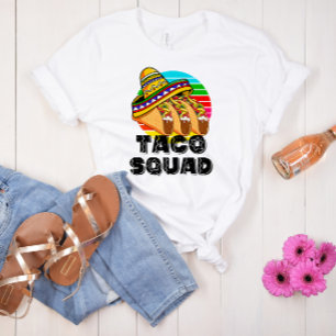 Taco Squad, Cinco de Mayo, Funny Matching Fiesta T-Shirt