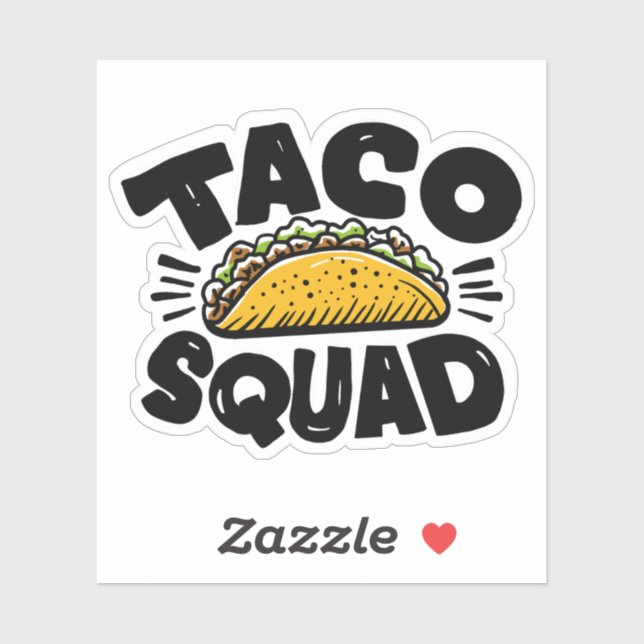 Taco Squad Sticker (Sheet)